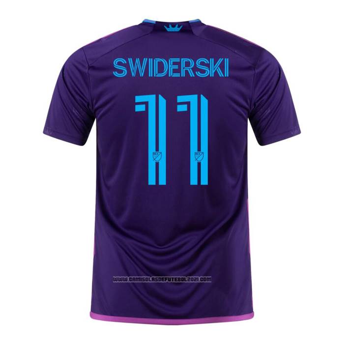 Camisola Charlotte FC Jogador Swiderski 2º 2023-2024